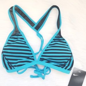 NWT Nike Swimsuit Top- Blue Fury